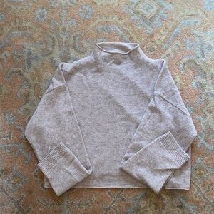 Reformation cashmere cropped turtleneck XL